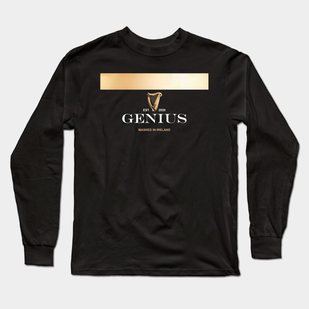 Genius - Masked in Ireland Long Sleeve T-Shirt by Ireland